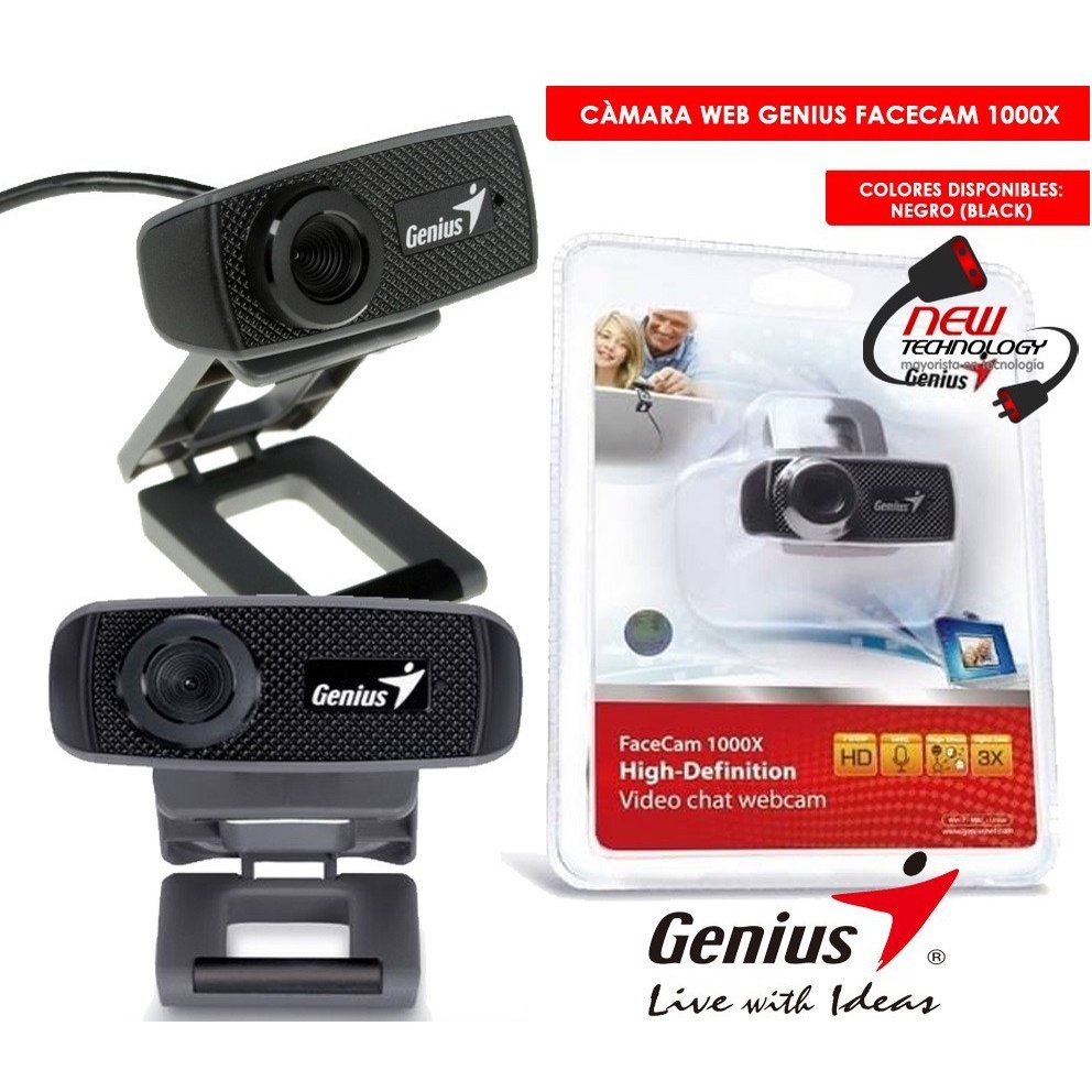 Webcam genius 1000x v2 chính hãng hình ảnh hd cực nét pd0010