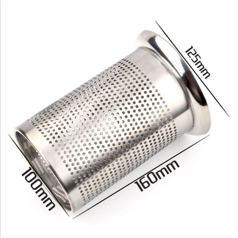 Ống đựng đũa thép lỗ đóng tròn 16x10 cm,,,,