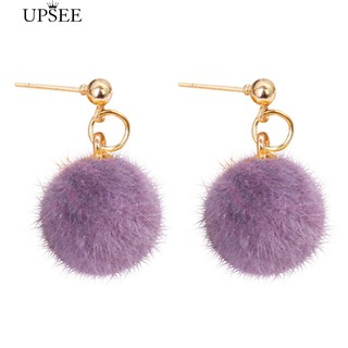 Bông Tai Cục Bông Pompom Cho Nữ
