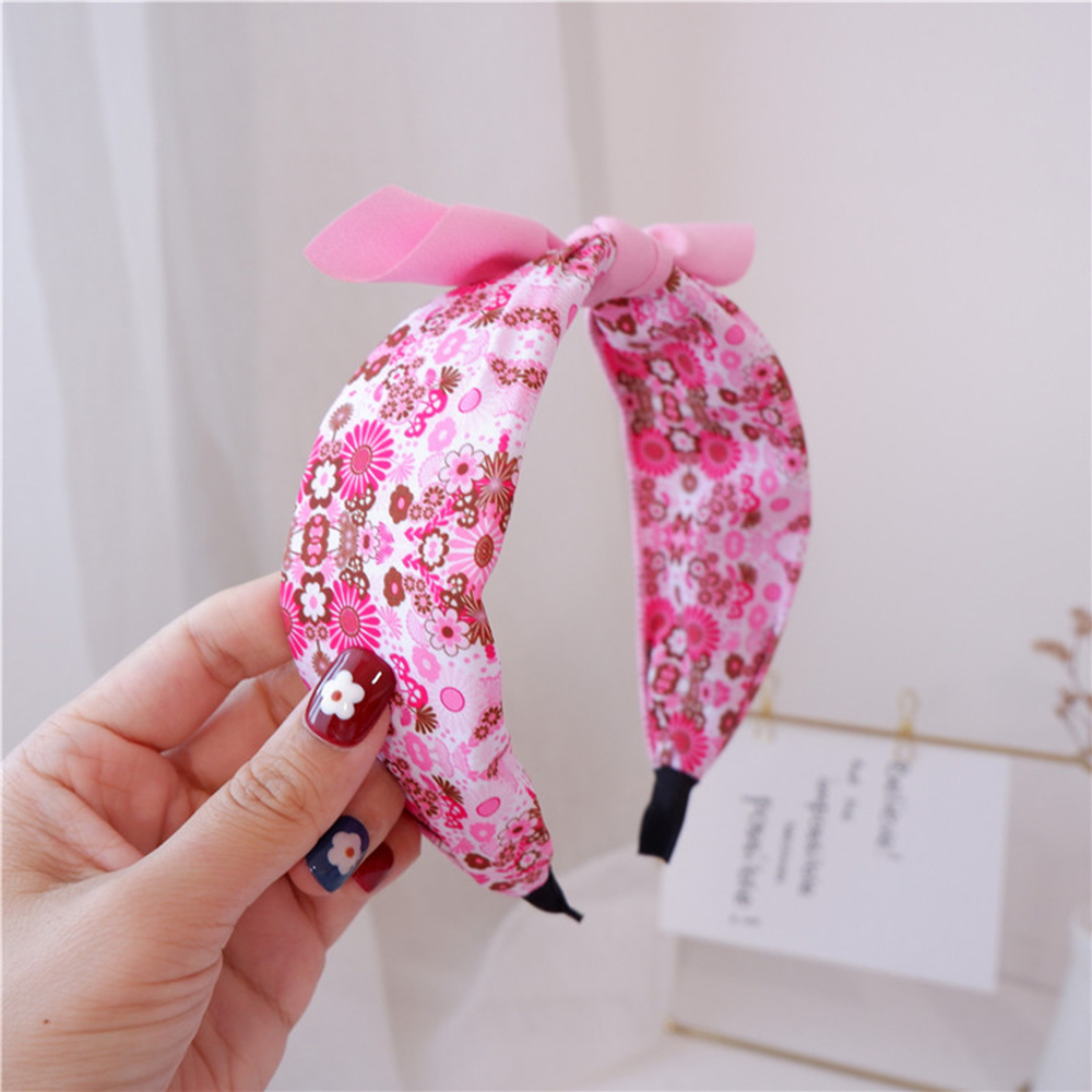 Băng Đô Đính Nơ Họa Tiết Trái Cây Xinh Xắn Cho Bé Gái