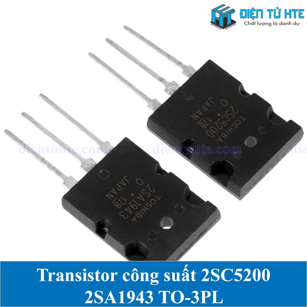 Transistor công suất chuyên cho âm thanh A1943 - C5200 TO3PL Mới chính hãng