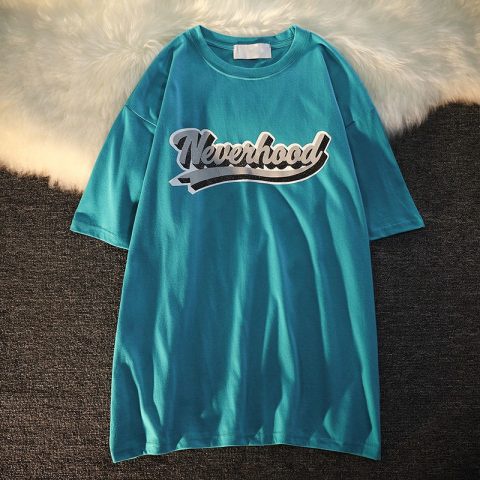 NRVP Áo Thun Tay Ngắn Cổ Tròn Thời Trang Mùa Hè Phong Cách Đường Phố Nhật Bản 2022 Cho Nữ