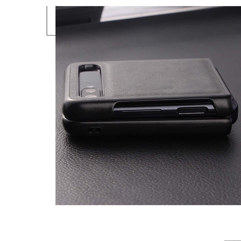 Bao da điện thoại nắp gập cứng cho Samsung Galaxy Z Fold 3 Z Fold 2 Fold 1 Z Flip 3 Z Flip 5g