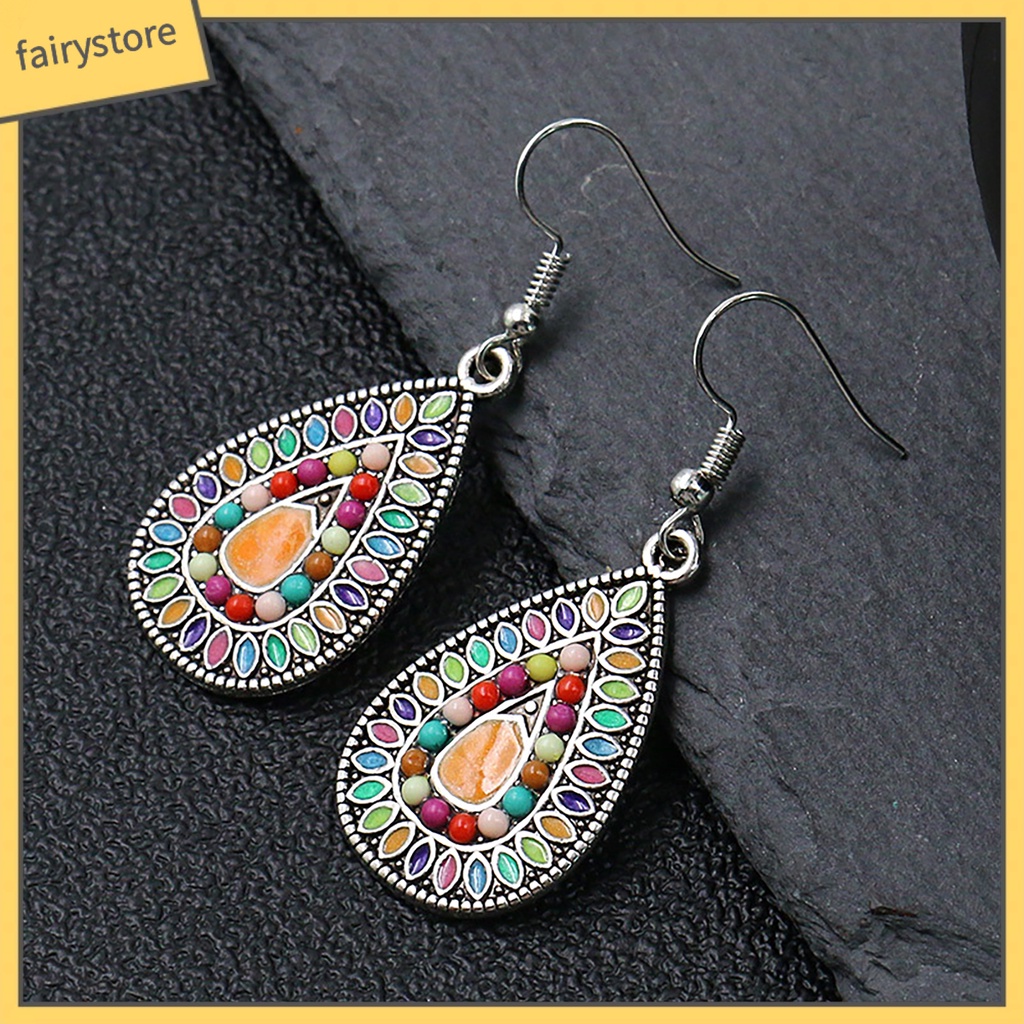 Bông Tai Dáng Dài Phong Cách Bohemian Cổ Điển Thời Trang