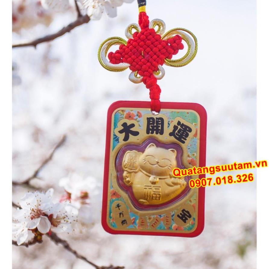 [RƯỚC LỘC] Bao Lì Xì Mèo Chiêu Tài Vàng 9999 May Mắn Tết, quà tặng tết sang chảnh