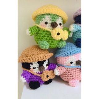 [Có sẵn] Móc khoá bằng len cánh cụt cute handmade