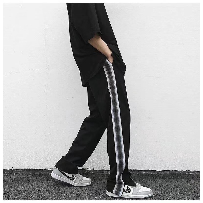 Quần Short Nam Lưng Thun Sọc Viền Phong Cách Thể Thao