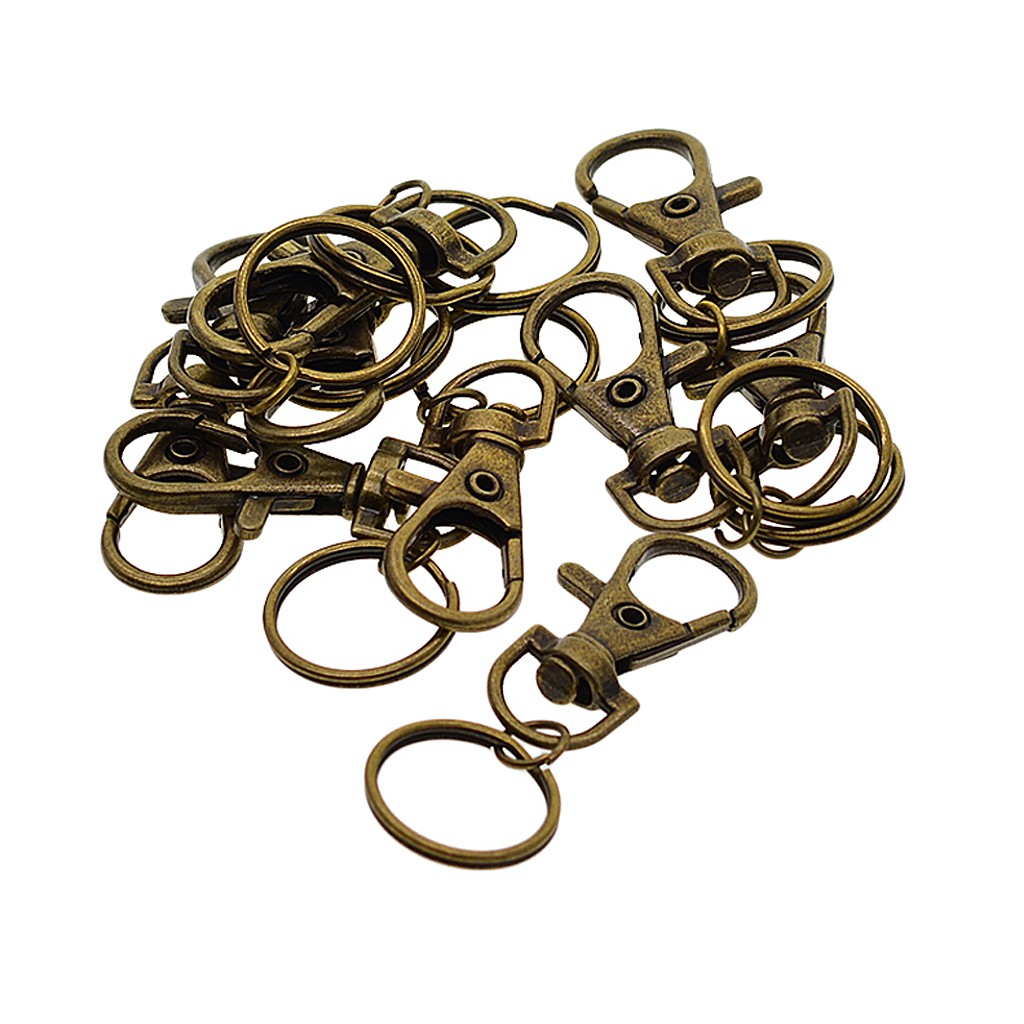 [Lzdhuiz] 61 Móc Khóa Kim Loại Làm Trang Sức Thủ Công DIY