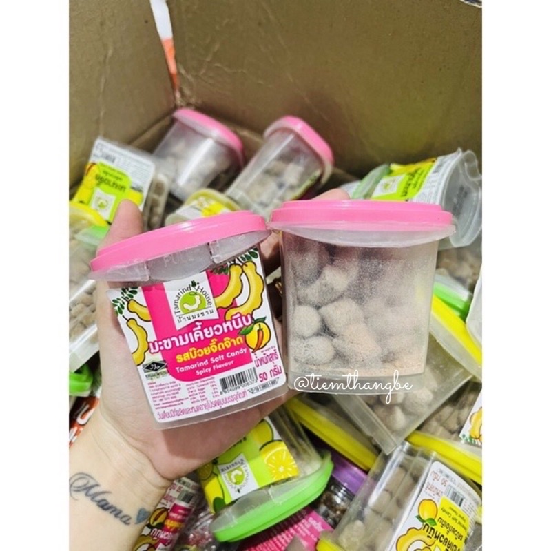 Kẹo Me Thái Có Độ Dai Dẻo Phủ Lớp Mận Bên Ngoài Hũ 50G