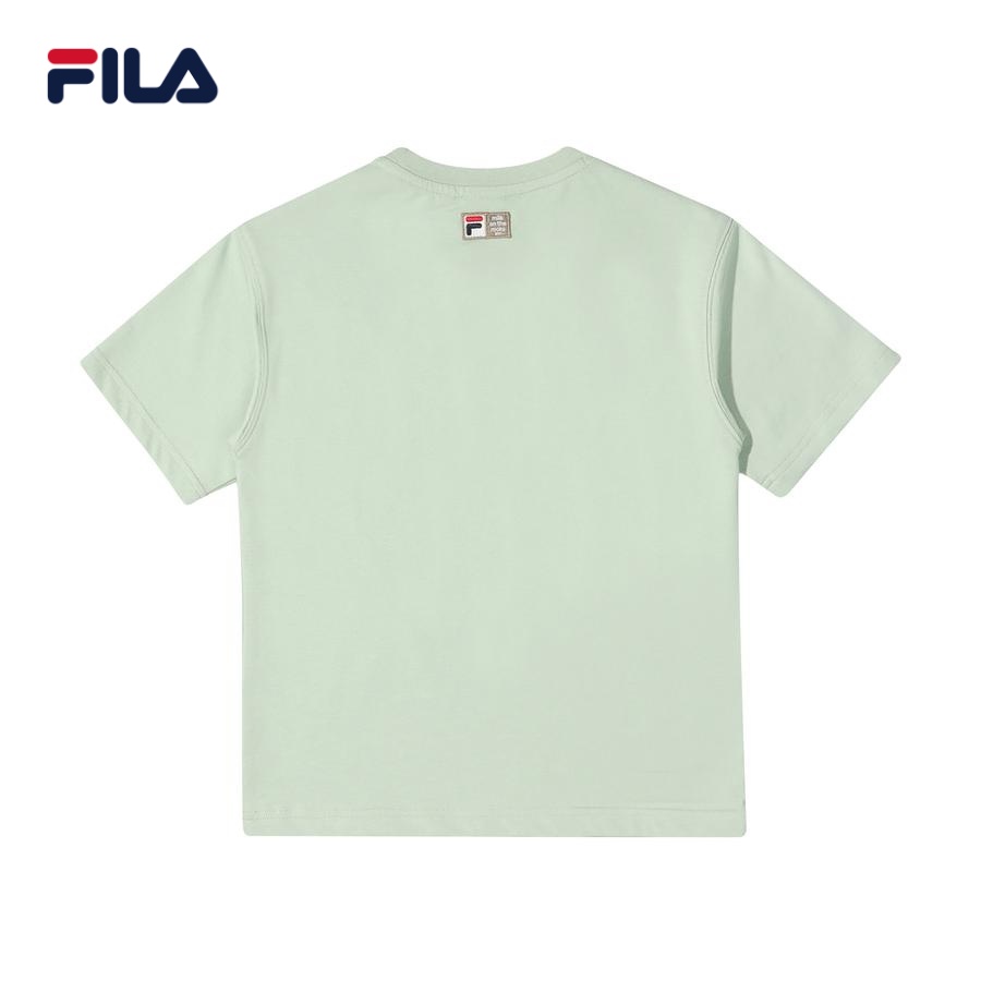 Áo thun tay ngắn cổ tròn trẻ em Fila Milk On The Rock - FK2RSD2M01X-SAG