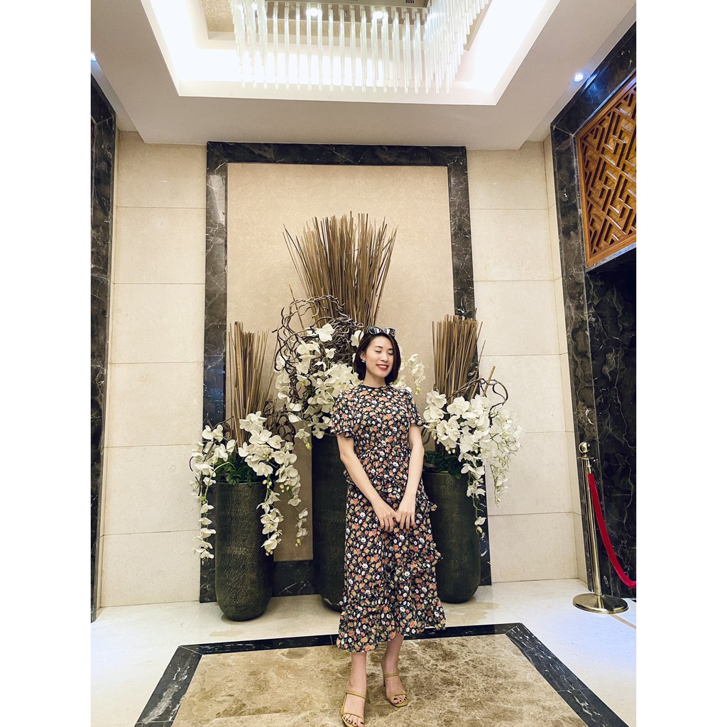 LIIN - Đầm nữ hoa voan tơ hai lớp | BigBuy360 - bigbuy360.vn