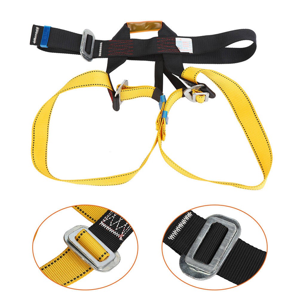Harness Safety Belt for Rappelling Climbing Mountaineering Climbing Outdoor Half Body Rock
