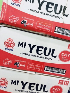 MÌ YEUL CAY 120GR ( THÙNG 20 GÓI )