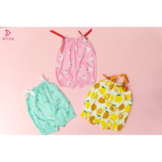 Alisa_Bộ jump suit xanh bạc hà