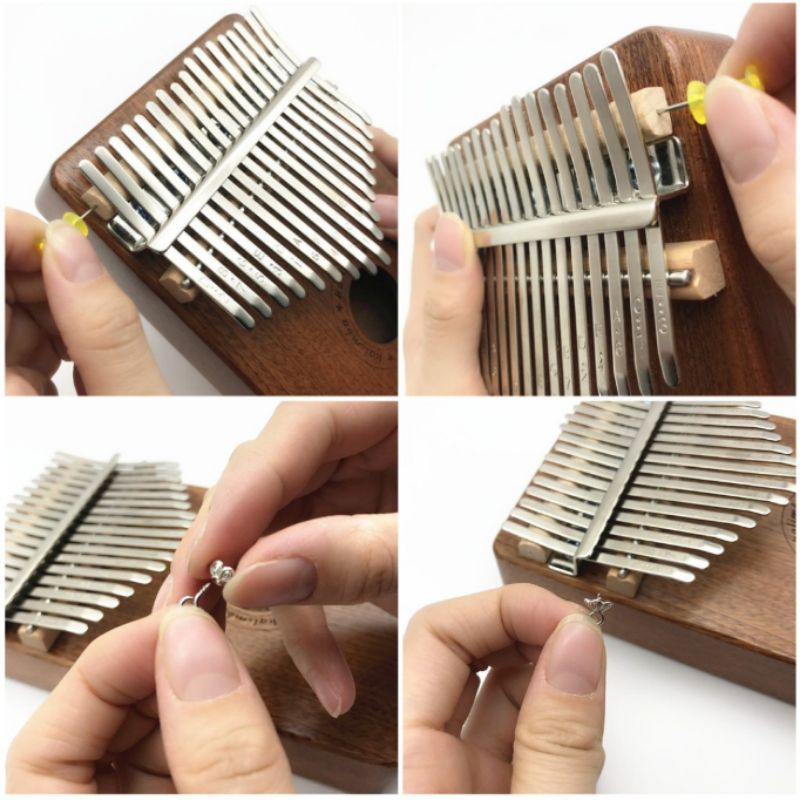 Chuỗi dây xích treo trang trí tạo hiệu ứng âm thanh cho đàn kalimba