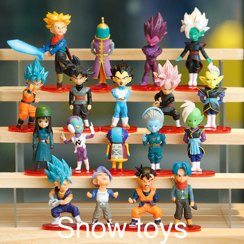 Mô hình Dragon ball Super - 18 mẫu WCF tự chọn - Goku Gohan Trunks Vegeta Zamasu Rose Black Zeno Vegeto Mai - Cao 8cm