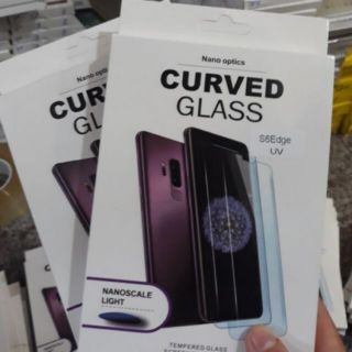 Kính cường lực Full keo UV cho Galaxy S6 Edge Full màn hình