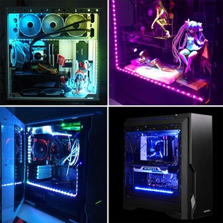 Dây led RGB đồng bộ hub coolmoon (Có nam châm)