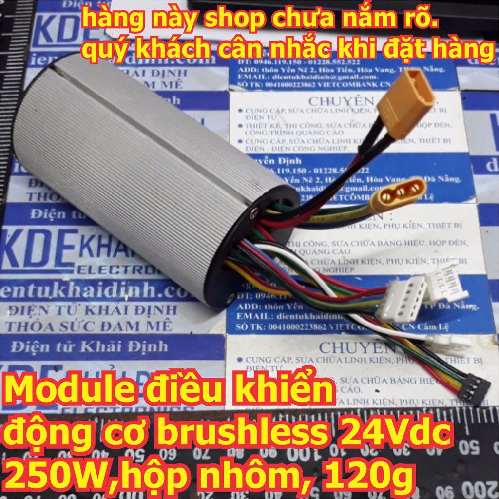 Module điều khiển động cơ brushless không chổi than 24Vdc 250W, hộp nhôm, 120g kde5975
