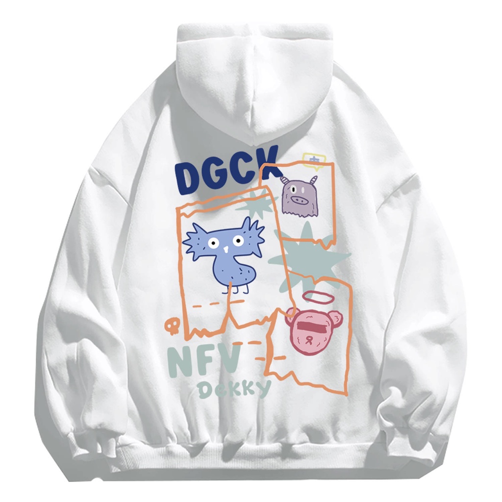 Áo Hoodie Dáng Rộng In Hình Hello Kitty Phong Cách Nhật Bản Thời Trang Xuân Thu Cho Nam Và Nữ
