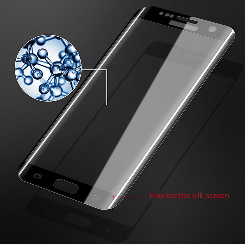 Kính Cường Lực Mặt Cong 3D Bảo Vệ Toàn Màn Hình Cho Samsung S7 / S7 Edge