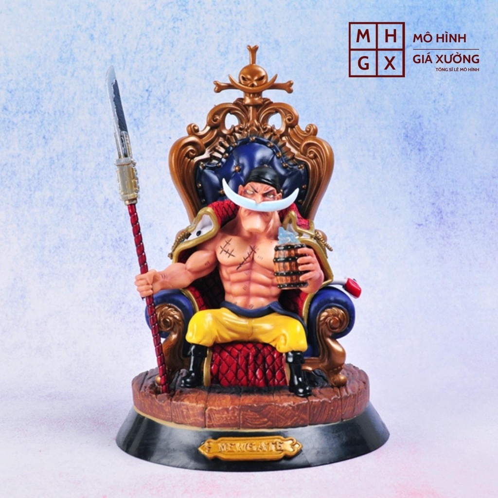 Mô hình One Piece Râu Trắng 1 trong tứ hoàng cao 24cm + phụ kiện đi kèm , figure one piece , mô hình giá xưởng