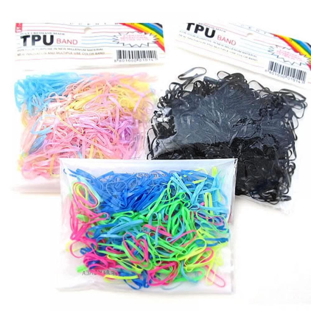 Phụ Kiện Tóc - Túi Dây Thun Caosu Buộc Tóc Dùng Một Lần TPU Band Cho Mẹ Và Bé Gái