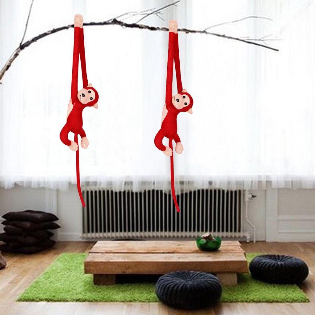 Gấu bông dài 60cm hình khỉ leo cây độc đáo