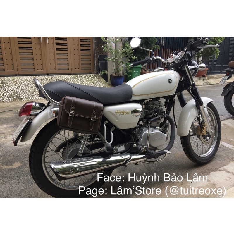 Túi treo xe classic, YB, Husky, Legend, W175, Rebel, RoyalEnfield...