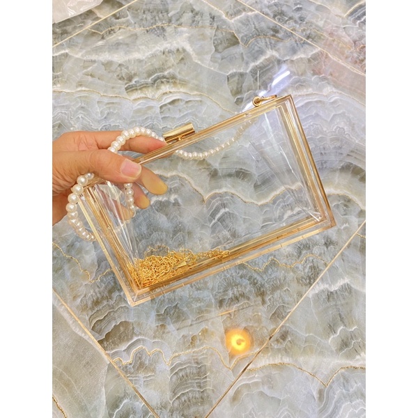 Bóp Đầm Đeo Vai Kết Hạt Thủ Công Hàng Cao Cấp Có Quai{ Nhận giao hoả tốc trong ngày khu vực tphcm}