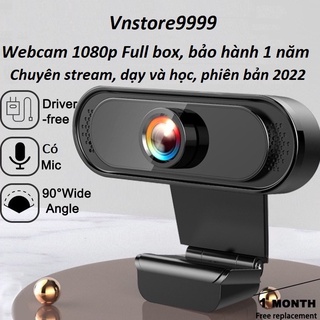 Webcam máy tính có mic full hd 1080p full box siêu nét dùng cho laptop