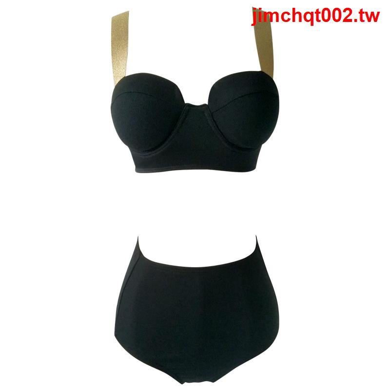 Bộ Bikini Màu Đen Lưng Cao Thiết Kế Mỏng Quyến Rũ Thời Trang Dành Cho 2020