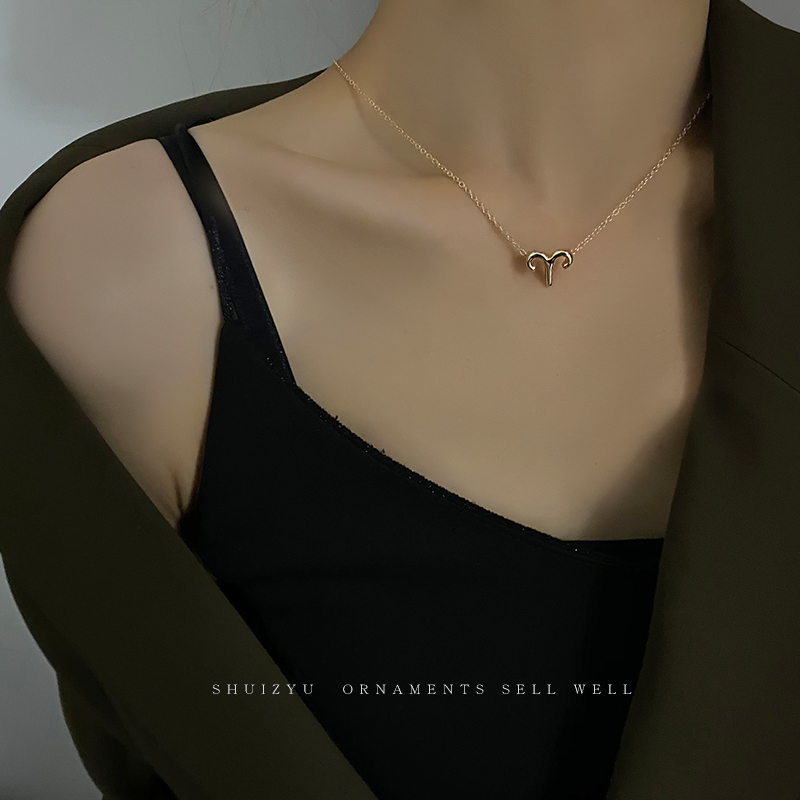 Dây chuyền mặt hình mười hai chòm cao tùy chọn thiết kế hợp thời trang