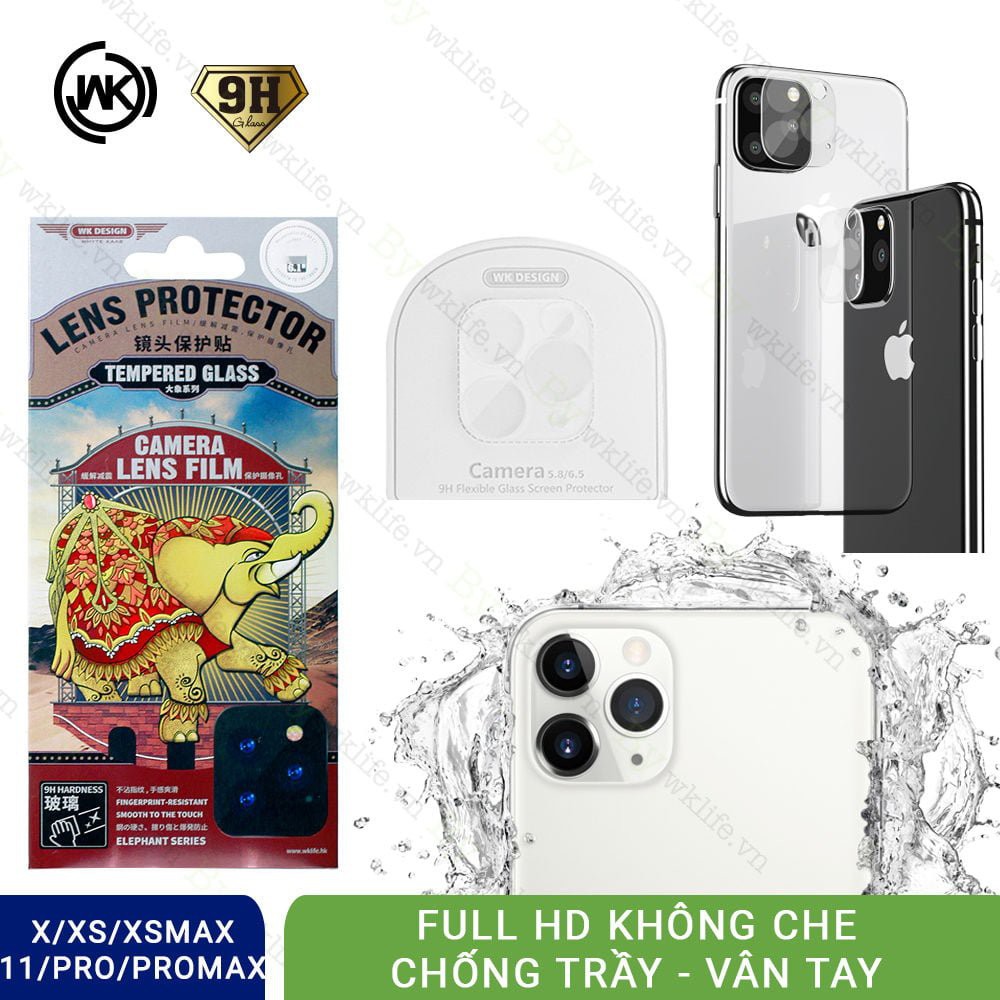 Kính cường lực Camera iphone 12/12Pro/12ProMax 11/11Pro /11Promax Full -Hồng Anh Case