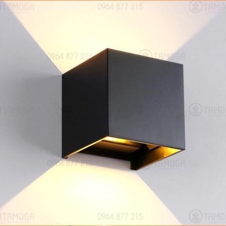 Đèn trang trí ngoài trời, đèn hắt tường ngoài trời hình VUÔNG trang trí DGT 5001