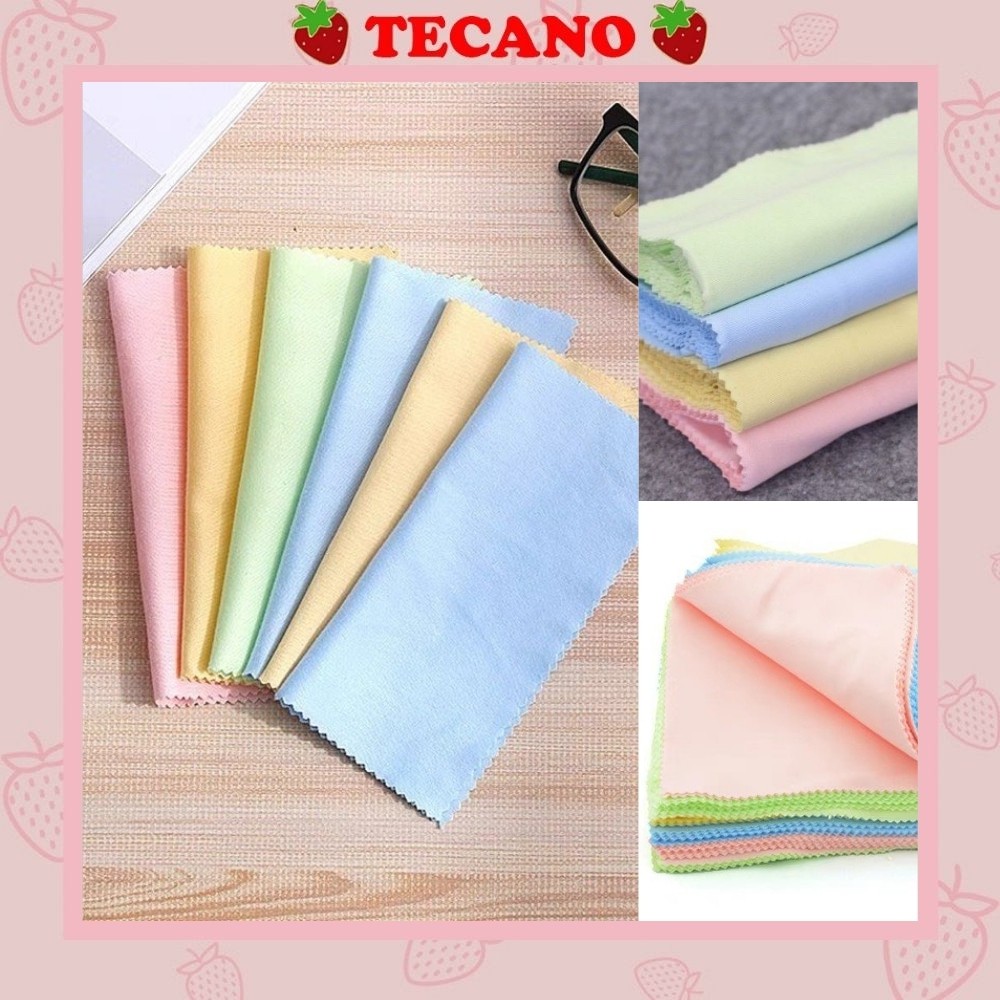 Khăn lau kính mắt Tecano khăn vải cotton lau kính chuyên dụng PK6