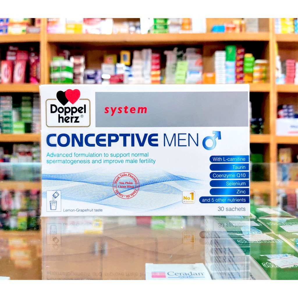 Combo  CONCEPTIVE FOR MEN + CONCEPTIVE WOMEN - Bổ trứng - khỏe tinh trùng