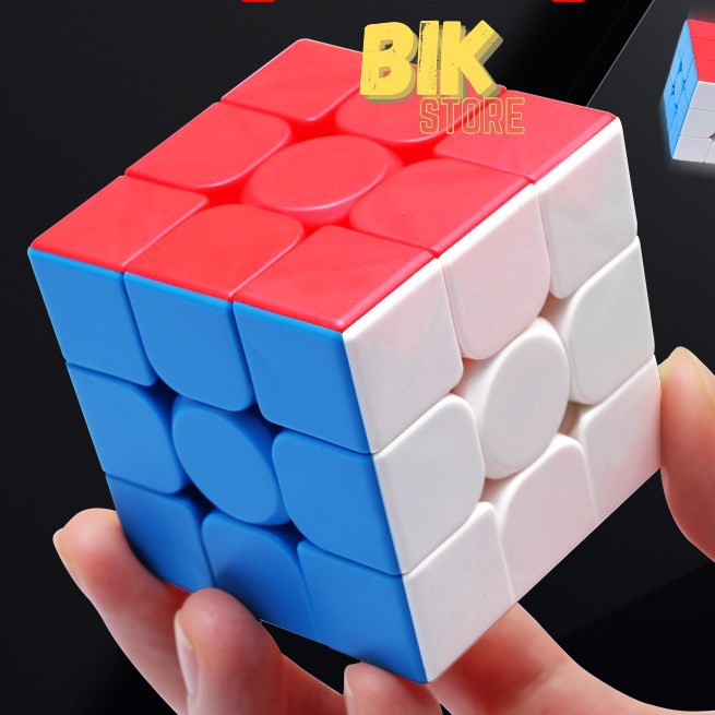 Rubik 3x3 Rubic Moyu Meilong Giá Rẻ 3 Tầng Stickerless Xoay Mượt , Lõi Cứng Cáp, Bền - RB3305