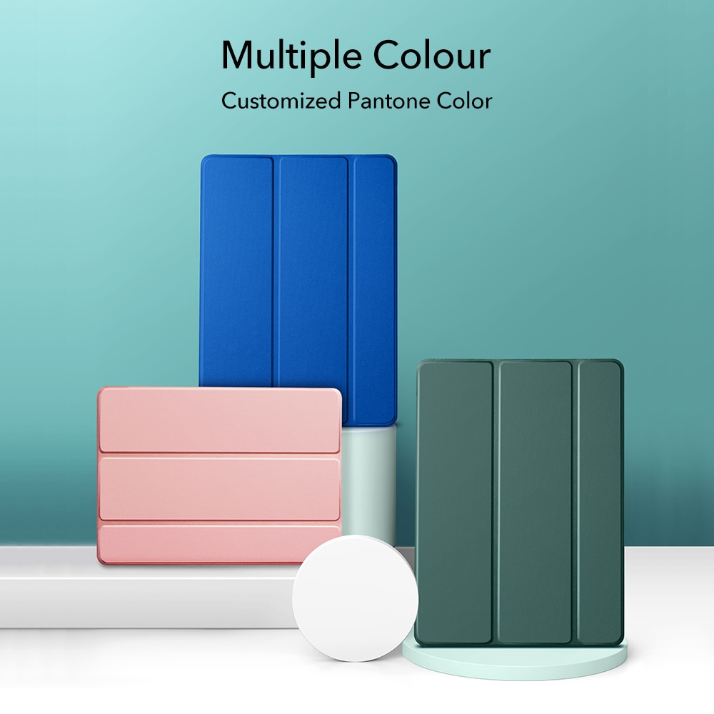 Bao da máy tính bảng ESR nắp gập làm ba từ tính với kính cường lực Funda Coque Capa cho iPad Air 4 2020