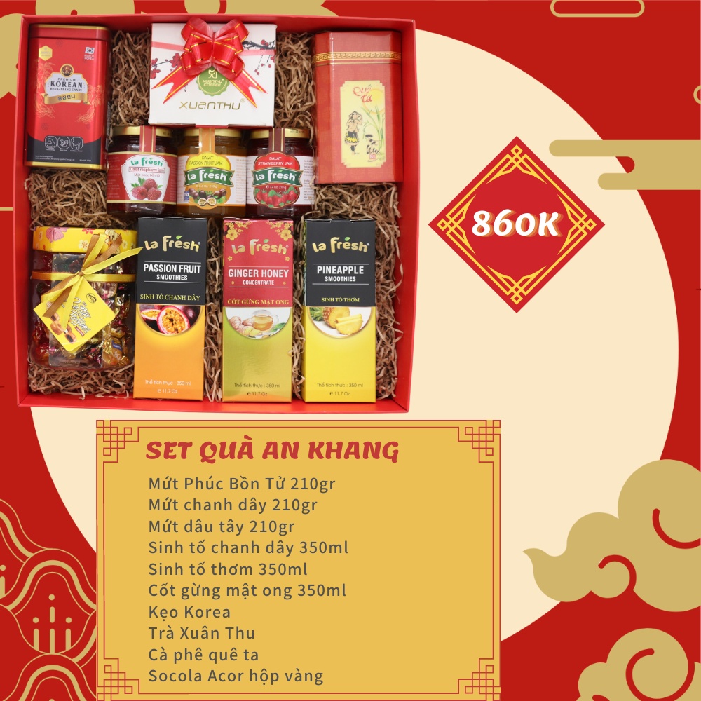 Set Quà Tết CAO CẤP Xuân 2022 (Quà TẾT ý nghĩa, Bao Chất Lượng) - Hộp giấy sang trọng - Giỏ quà tết đẹp | BigBuy360 - bigbuy360.vn
