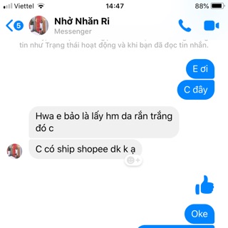 Hm trắng da rắn