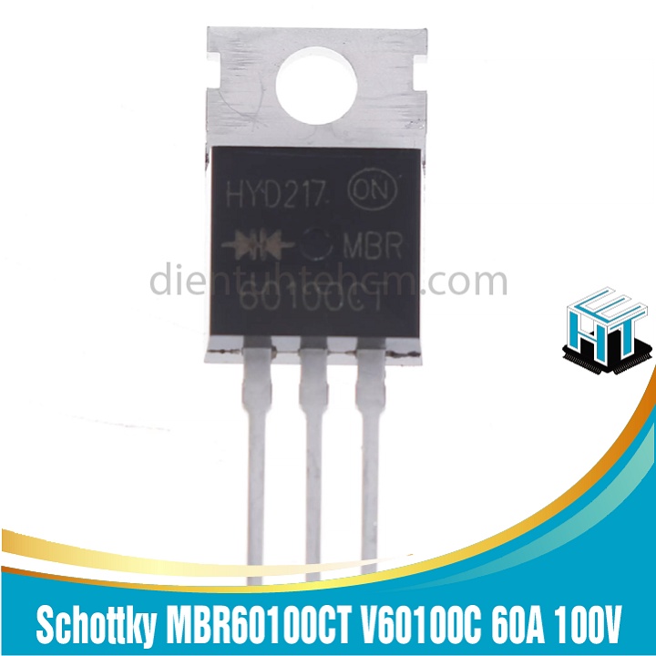 Diot Schottky MBR60100CT V60100C 60A 100V TO-220