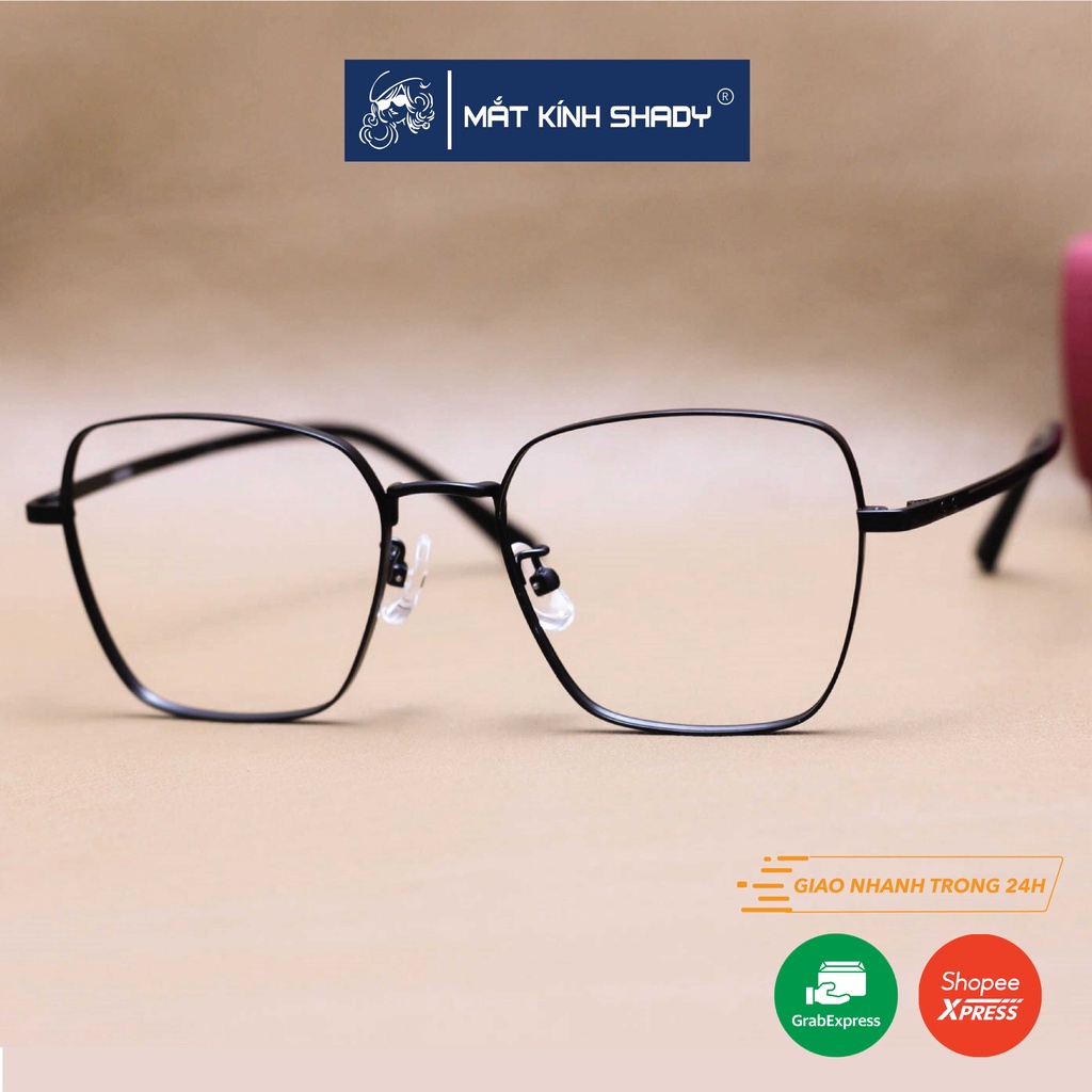 Gọng Kính Cận Hợp Kim Shady Unisex G1854 (Nhiều Màu)