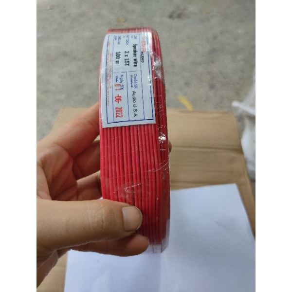 Dây điện đôi đỏ đen chuyên dùng đùng đi led,điện ( giá cho 1 quận 100m)