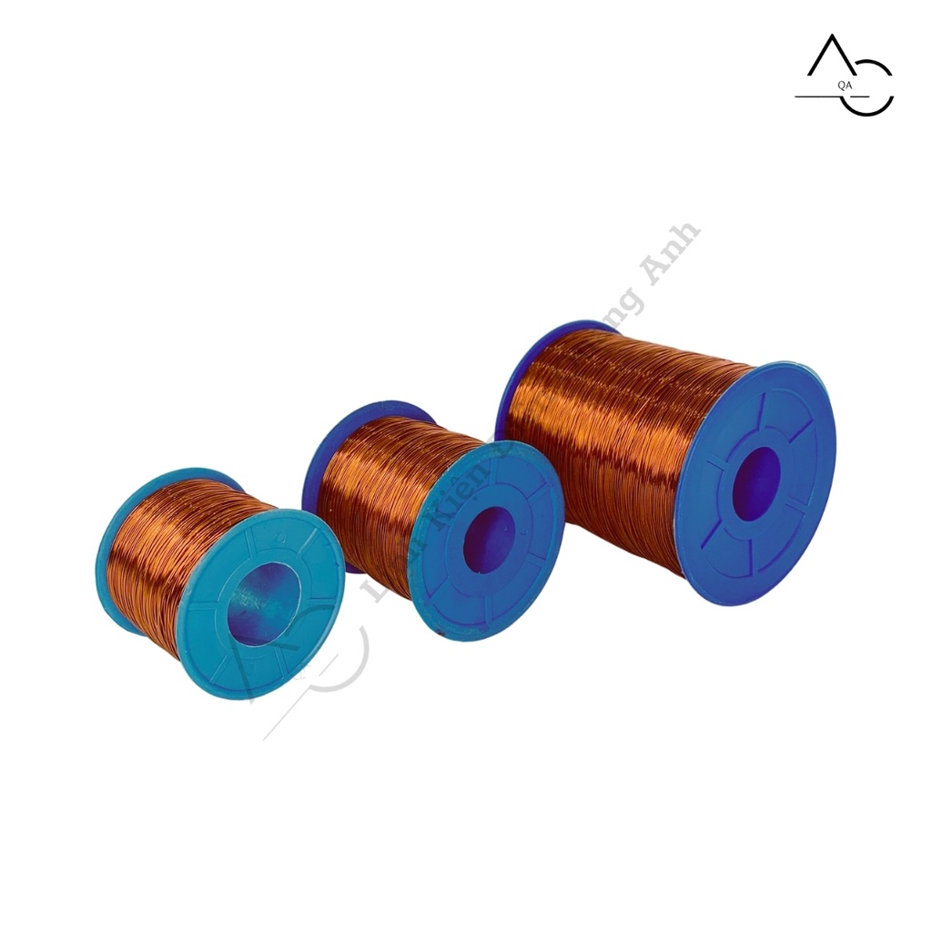 Dây Đồng Quấn Biến Áp  Cách Điện Cuộn Dây Đồng Quấn Motor Handmade Bonsai 0.5 Kg và 1 Kg