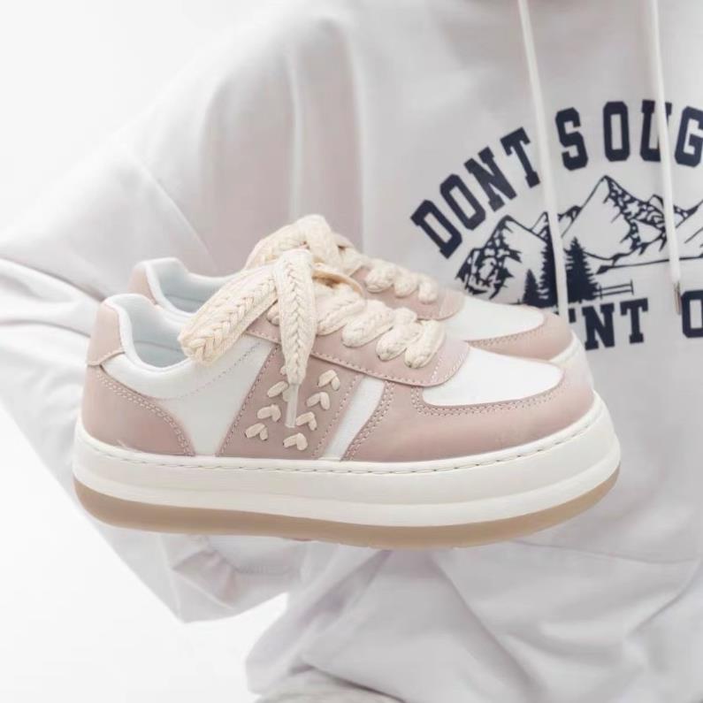 Giày Thể Thao Nữ Hoạ Tiết Phối 2 Màu  CLOVERLAND