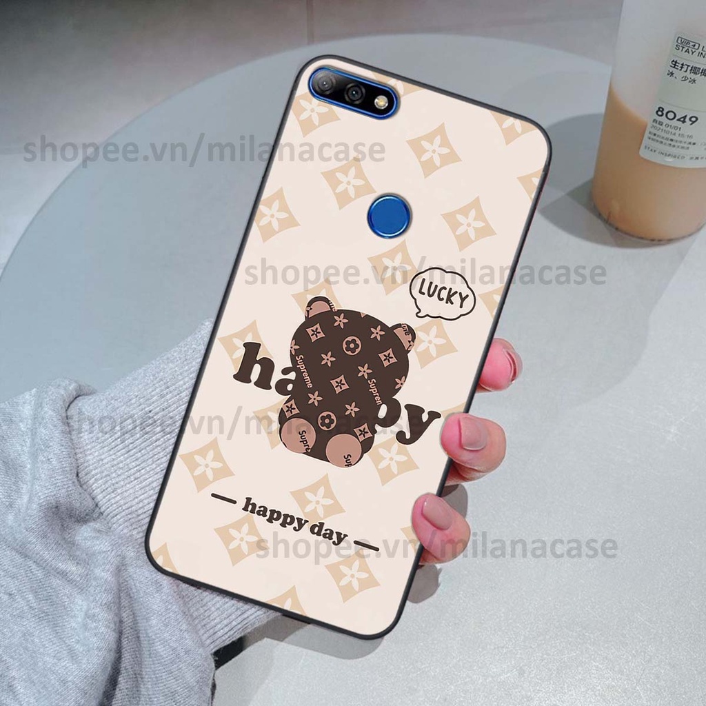 Ốp Huawei Y7 Prime 2018 / Y7 Pro 2018 gấu be@rBrick gấu Teddy Kaws siêu đẹp, phong cách, cá tính