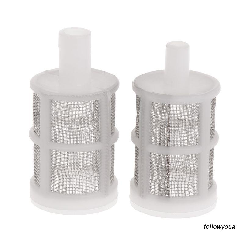 Bộ lọc nước bể cá 7mm / 10mm bằng nhựa và thép không gỉ