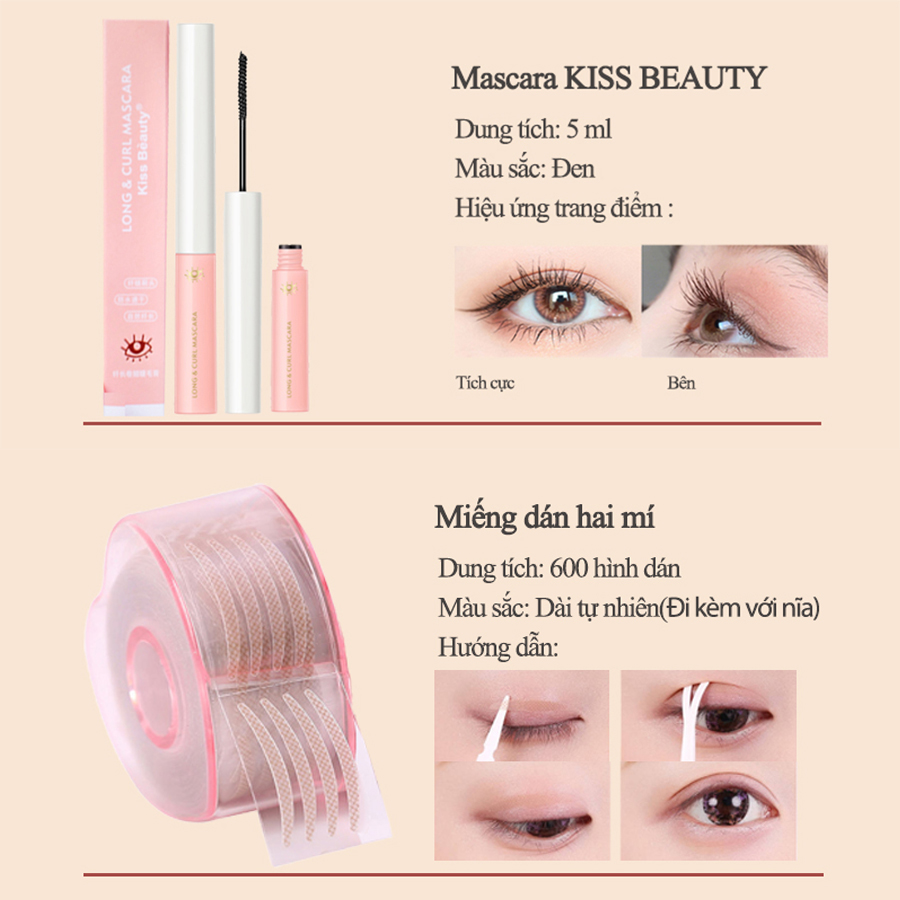 Bộ mỹ phẩm hoàn chỉnh KISS BEAUTY KB-12JT-C01