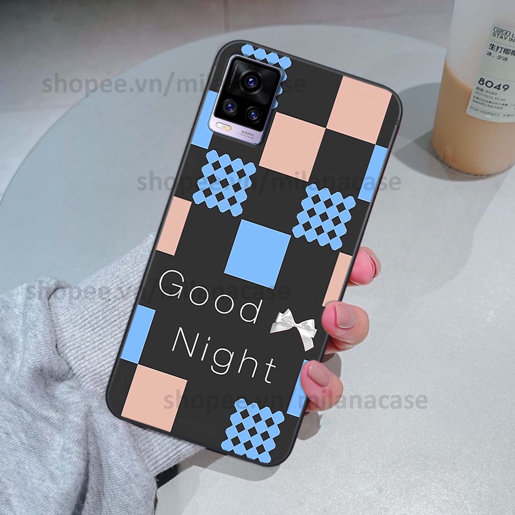 Ốp Vivo V20 caro họa tiết nhiều màu sắc siêu đẹp thời trang cá tính